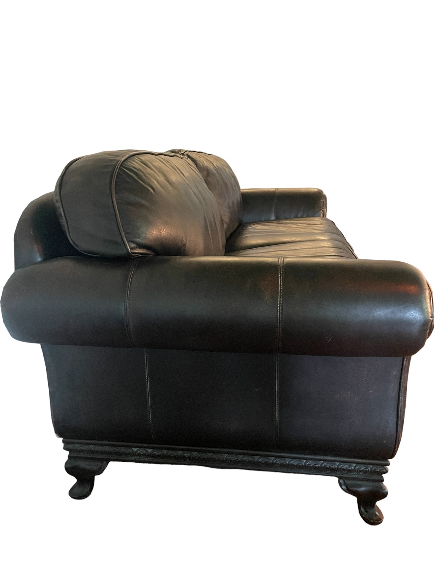 Brown Leather Couch Bernhardt Leather Luxury Deep Seat Sofa Vintage Like New Vintage Sofa in style of Ralph Lauren Leather Couch
