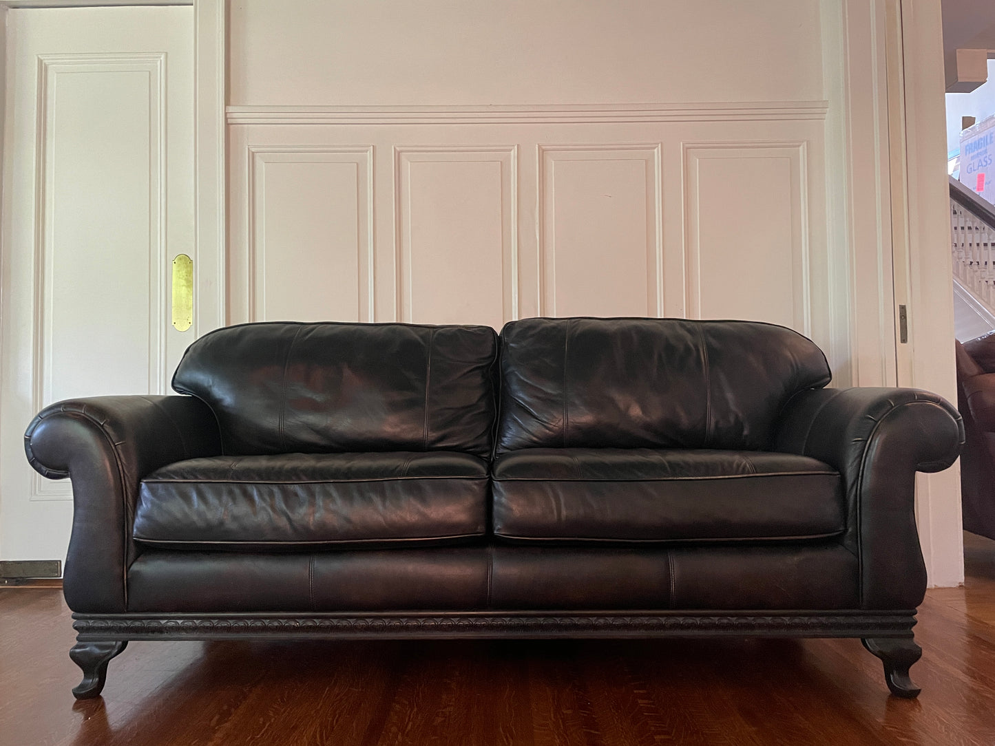 Brown Leather Couch Bernhardt Leather Luxury Deep Seat Sofa Vintage Like New Vintage Sofa in style of Ralph Lauren Leather Couch