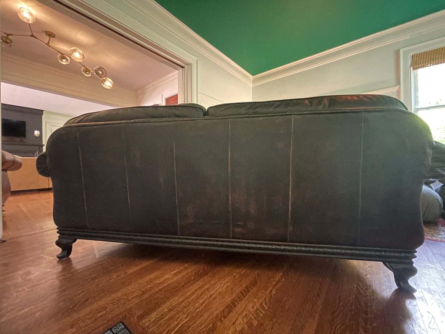 Brown Leather Couch Bernhardt Leather Luxury Deep Seat Sofa Vintage Like New Vintage Sofa in style of Ralph Lauren Leather Couch