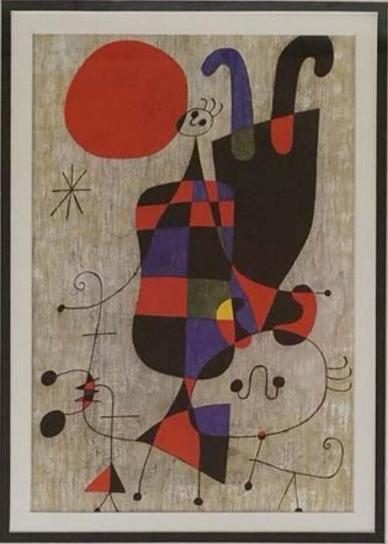 Joan Miro Lithograph from 1964 Limited Edition Artwork Gift for Wedding Heirloom Gift for Housewarming or Iconic Birthday Gift