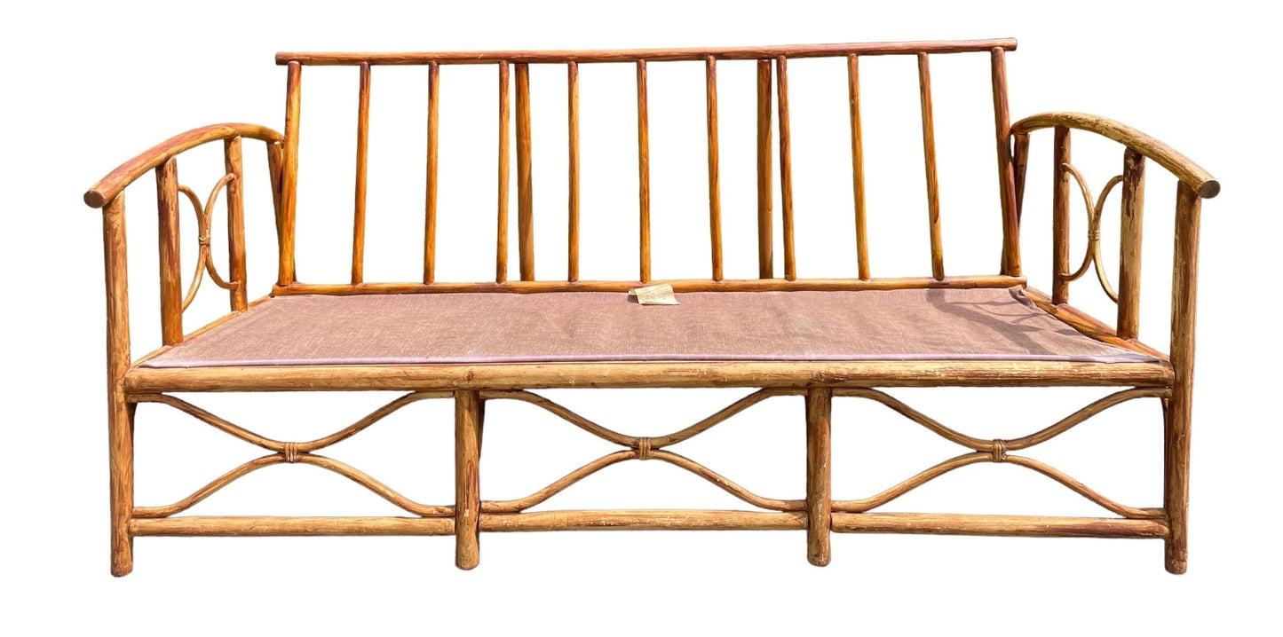 Vintage Sofa Ficks Reed Style Patio Furniture Rattan Vintage Sofa Palm Beach Boho Furniture Porch Couch