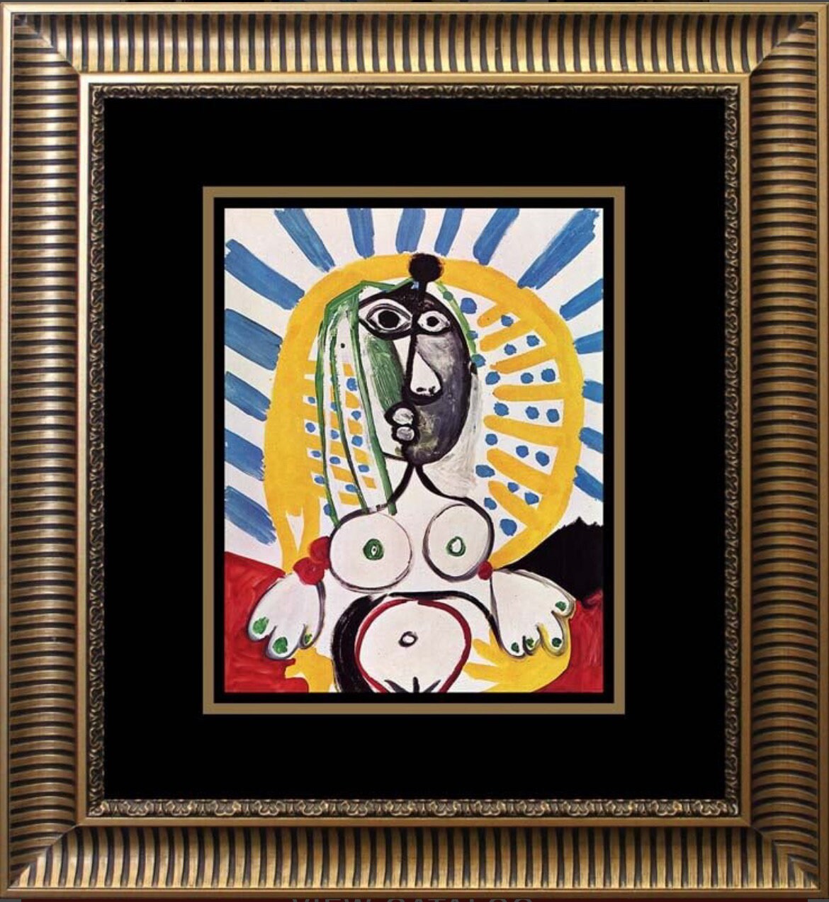 Pablo Picasso Color Plate 1966 Lithograph Original Artwork Limited Edition Famous Art for Wedding Gift Birthday Gift Housewarming Gift