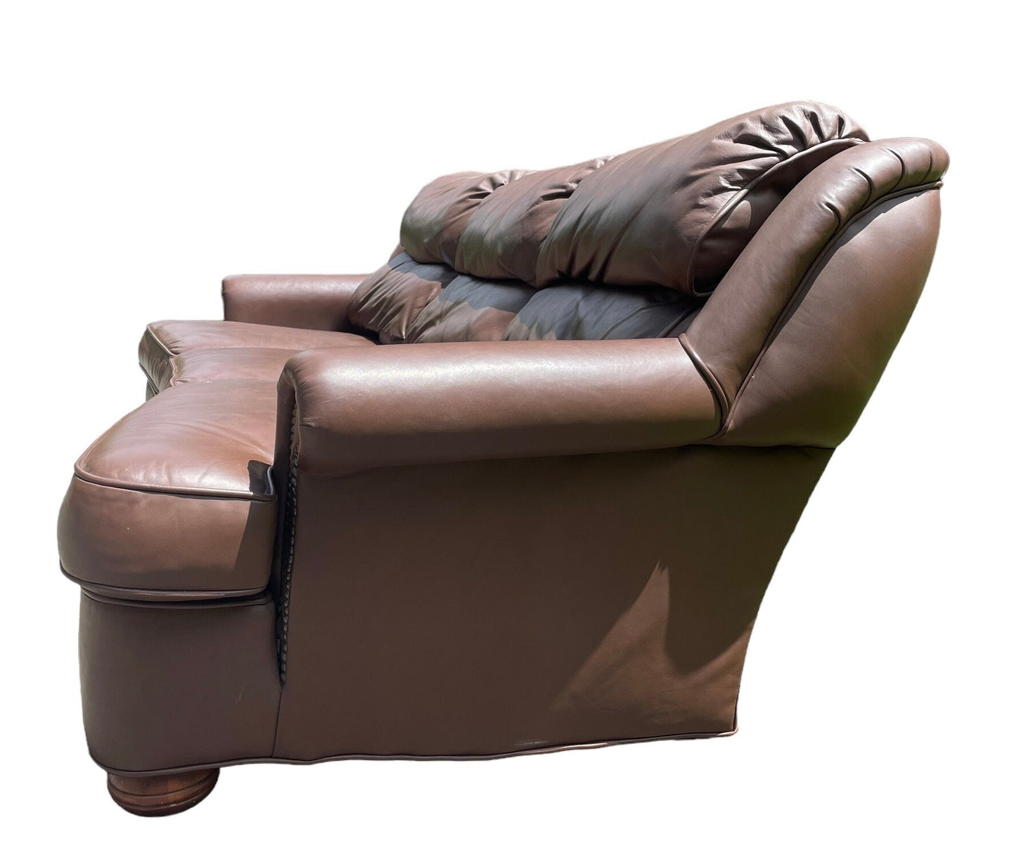 Top Grain Leather Couch Brown Leather Emerson Leather Luxury 3 Seater Sofa Immaculate Vintage Sofa Couch Anthropologie Style