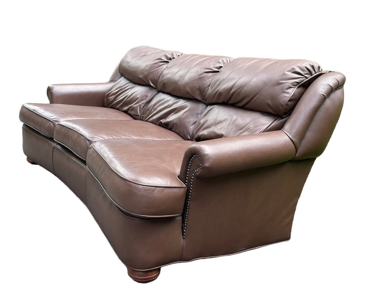 Top Grain Leather Couch Brown Leather Emerson Leather Luxury 3 Seater Sofa Immaculate Vintage Sofa Couch Anthropologie Style